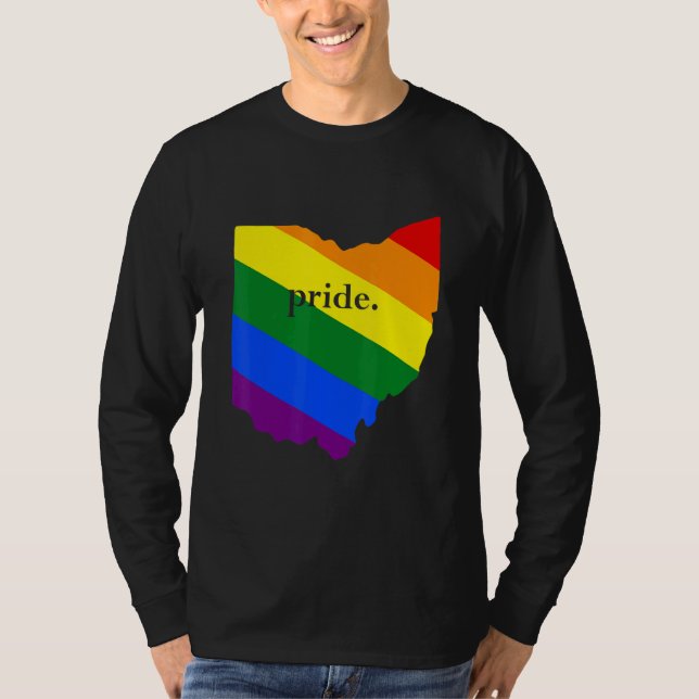 LGBTQ+ Ohio Pride T-Shirt (Front)