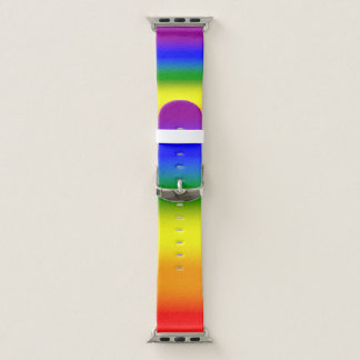 LGBTQ Ombre Rainbow Flag Nail Art • Pride Gradient Apple Watch Band
