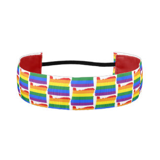 LGBTQ OREGON PRIDE  ATHLETIC HEADBAND
