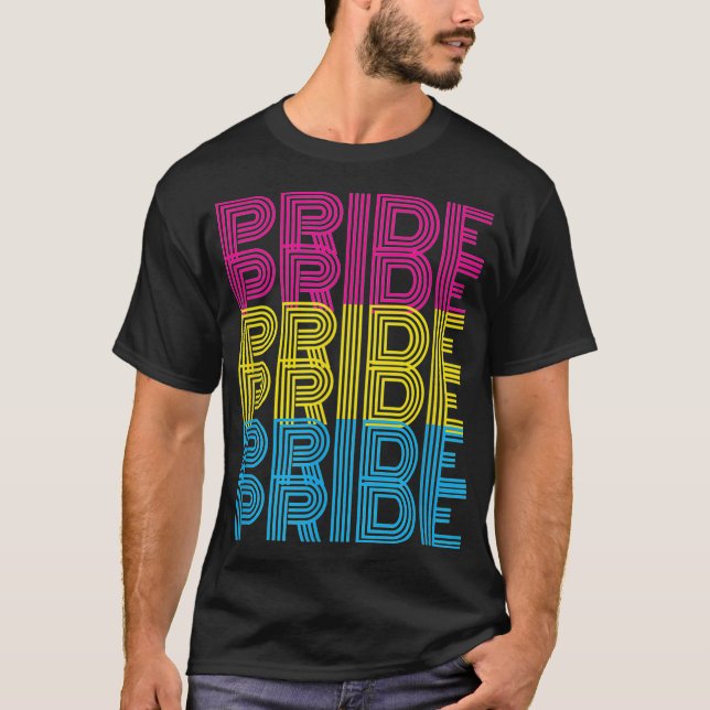 LGBTQ Pansexual Pride Flag T  T-Shirt (Front)