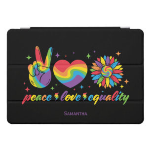 LGBTQ - Peace, Love, Equality iPad Pro Cover