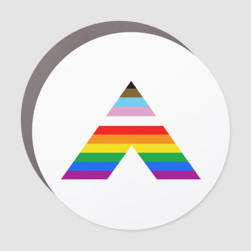 LGBTQ POC Ally Symbol Car Magnet