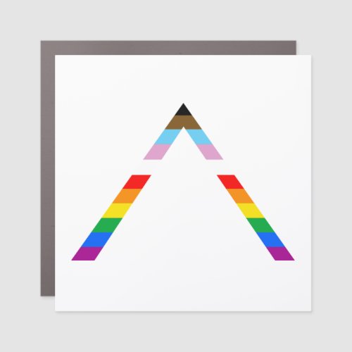 LGBTQ POC Ally Symbol Car Magnet