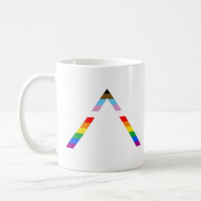 LGBTQ POC Ally Symbol Coffee Mug (Left)
