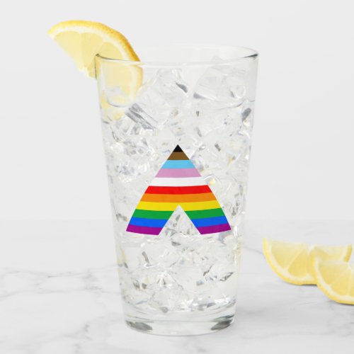 LGBTQ POC Ally Symbol Glass