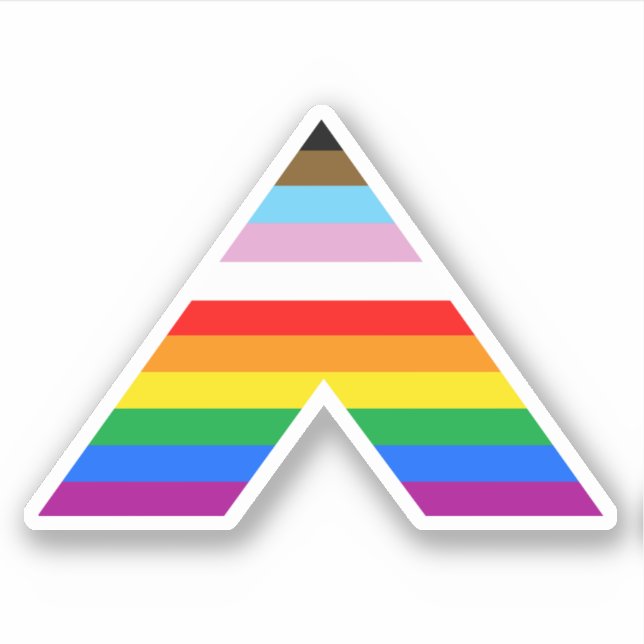 LGBTQ POC Ally Symbol Sticker (Front)