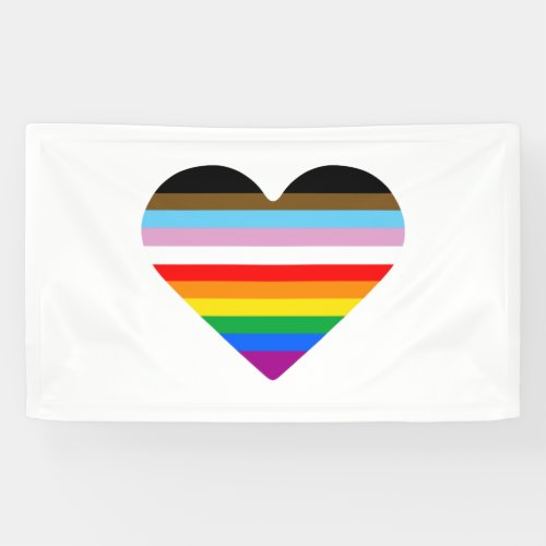 LGBTQ POC Heart Banner