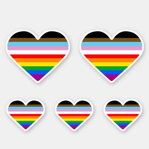 LGBTQ POC Heart Sticker