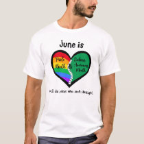LGBTQ  Pride and Scoliosis T-Shirt ain't straight