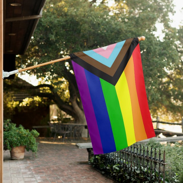 LGBTQ+ Pride and Support  House Flag (In SItu)