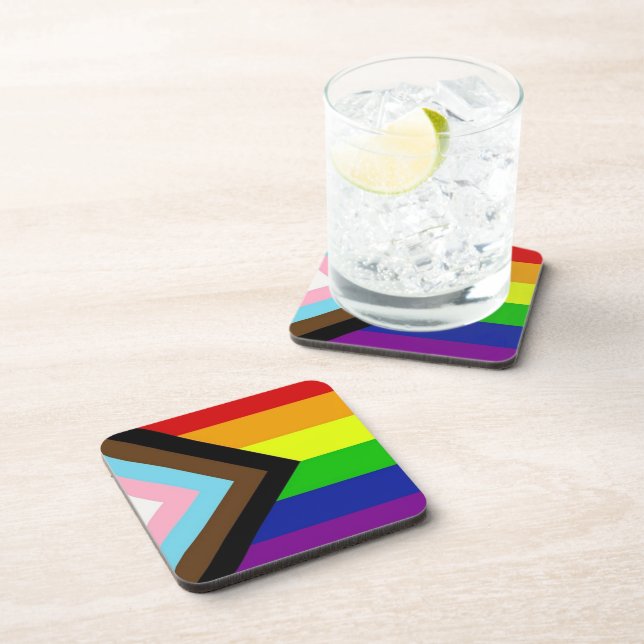 LGBTQ+ Pride Beverage Coaster (Right Side)
