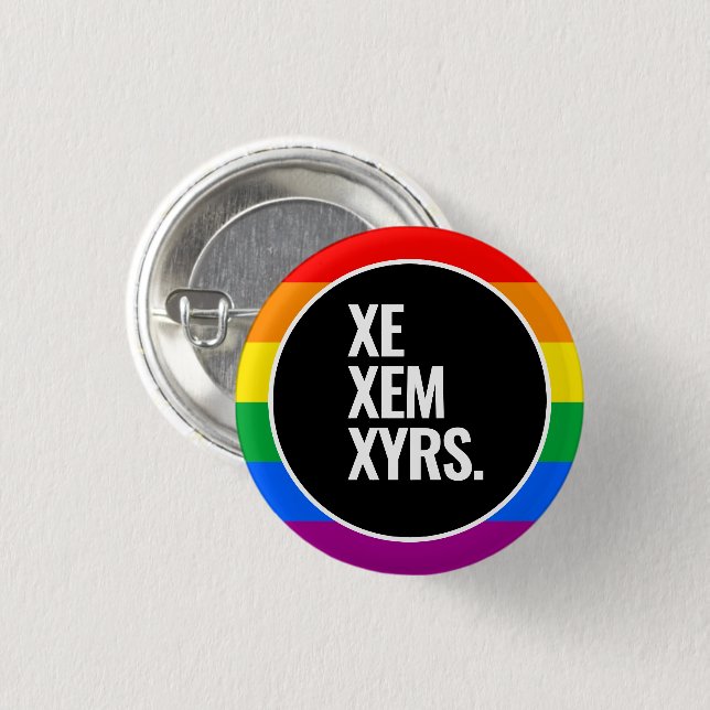LGBTQ Pride Button (Front & Back)