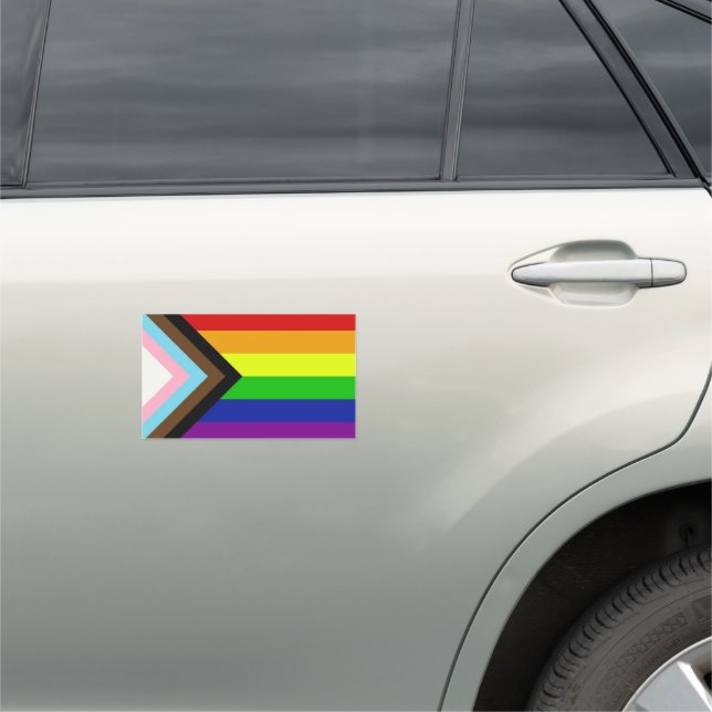 LGBTQ+ Pride Car Magnet (In Situ)