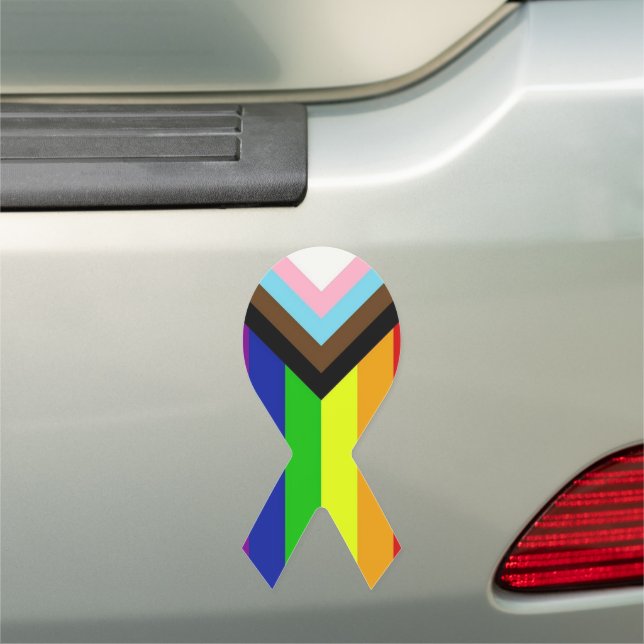 LGBTQ+ Pride Car Magnet (In Situ)