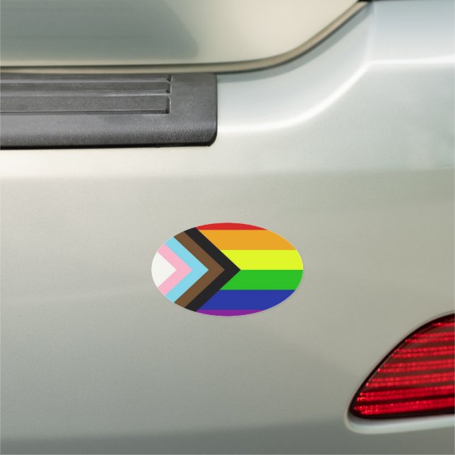LGBTQ+ Pride Car Magnet (In Situ)