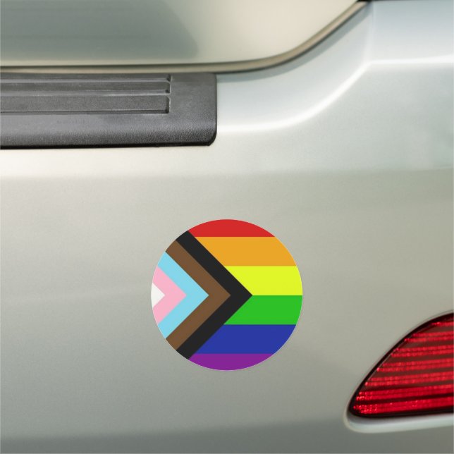 LGBTQ+ Pride Car Magnet (In Situ)