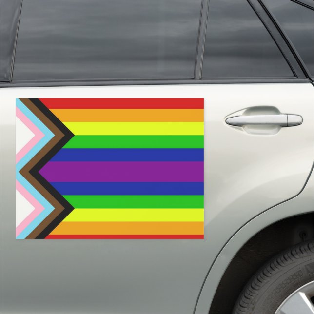 LGBTQ+ Pride Car Magnet (In Situ)