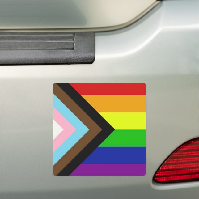 LGBTQ+ Pride Car Magnet (In Situ)