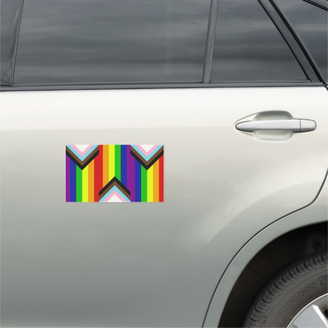 LGBTQ+ Pride Car Magnet (In Situ)