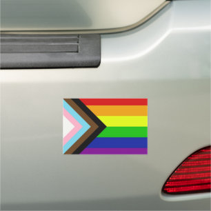 LGBTQ+ Pride Car Magnet