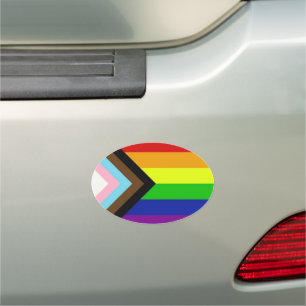 LGBTQ+ Pride Car Magnet