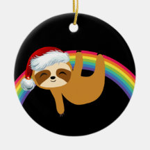 Lgbtq Pride Christmas Sloth
