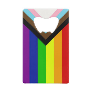 LGBTQ+ Pride Credit Card Bottle Opener