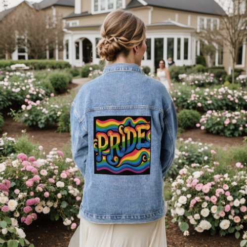 LGBTQ pride Denim Jacket