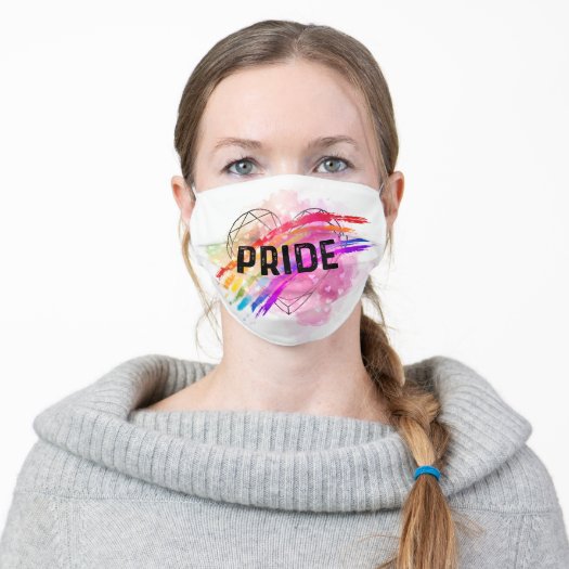 LGBTQ Pride Diamond Heart Rainbow Colors 