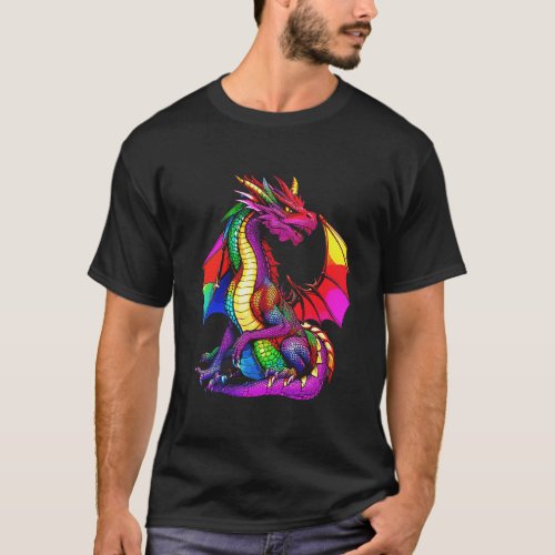 LGBTQ Pride Dragon T_Shirt