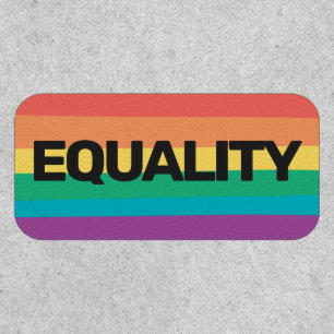 LGBTQ pride Equality rainbow flag Patch