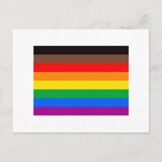 LGBTQ Pride Flag (8 Stripes) Postcard