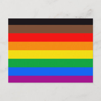 LGBTQ Pride Flag (8 Stripes) Postcard