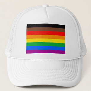 LGBTQ Pride Flag (8 Stripes) Trucker Hat