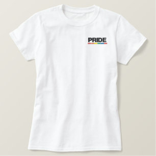 LGBTQ+ Pride Flag Embroidered Shirt