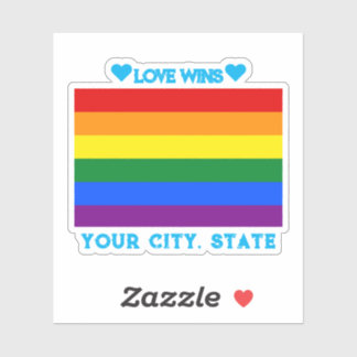 LGBTQ Pride Flag  Sticker