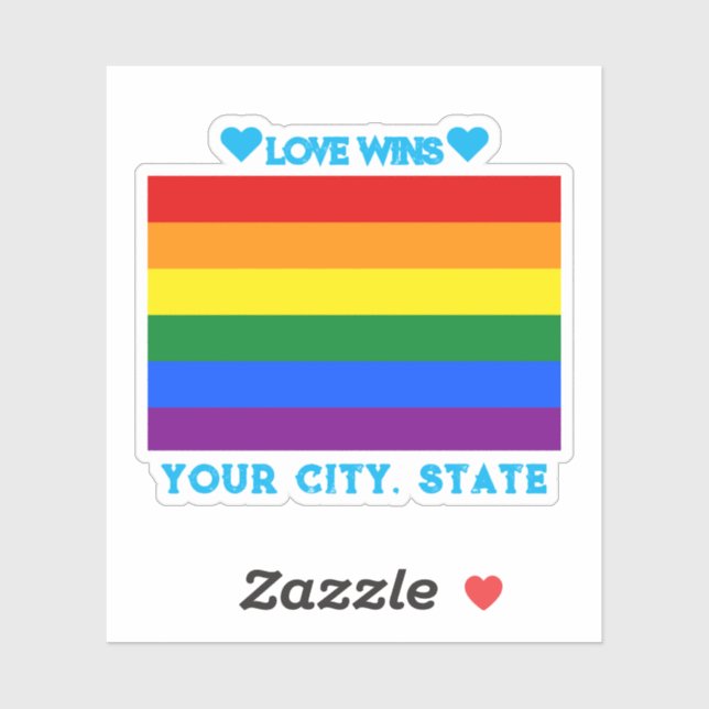 LGBTQ Pride Flag  Sticker (Sheet)