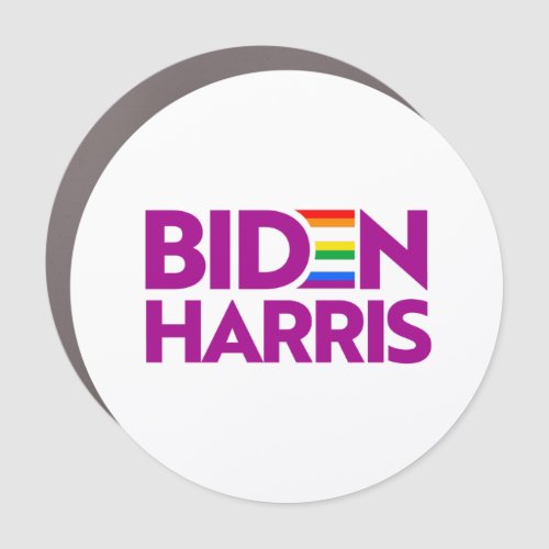 LGBTQ Pride for Biden Harris Car Magnet