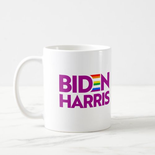 LGBTQ Pride for Biden Harris Coffee Mug