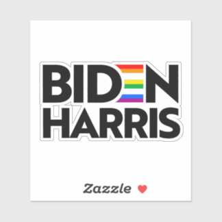 LGBTQ Pride for Biden Harris Sticker