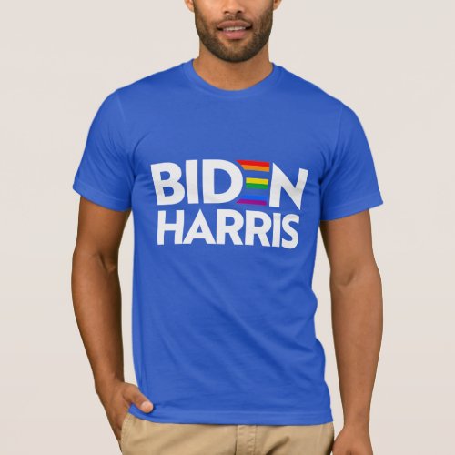 LGBTQ Pride for Biden Harris T_Shirt