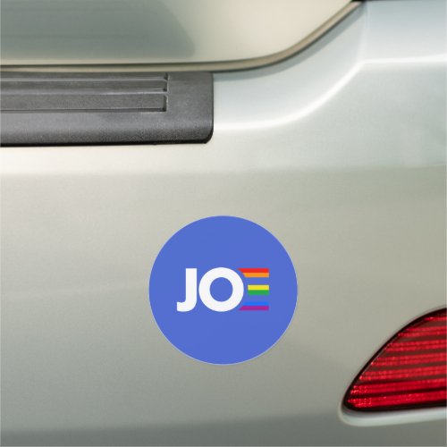 LGBTQ Pride for Joe Car Magnet