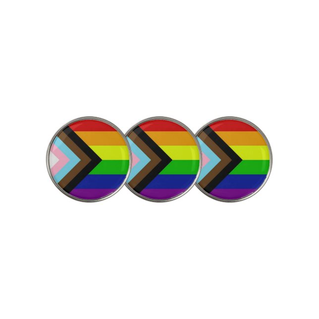 LGBTQ+ Pride Golf Ball Marker (3 Up)