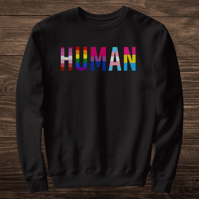 LGBTQ+ Pride Human Sweatshirt (Creator Uploaded)