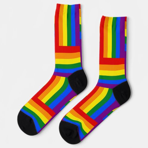 LGBTQ Pride Inspired Crew Socks