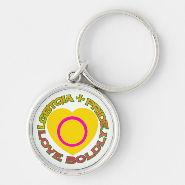 lgbtq pride keychain (Front)