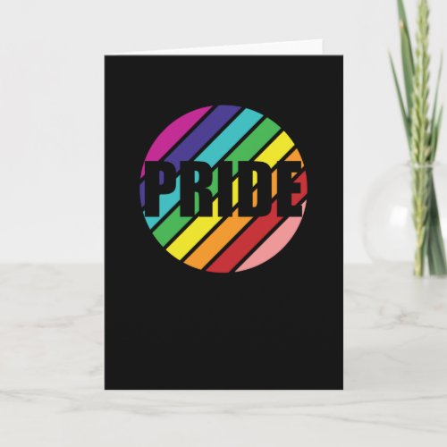 LGBTQ Pride LGBT Shirt Lesbian Gay Homophobia Card