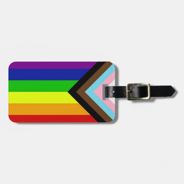 LGBTQ+ Pride Luggage Tag (Front Horizontal)