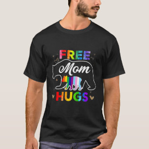 Lgbtq Pride Mama Bear Free Mom Hugs T-Shirt