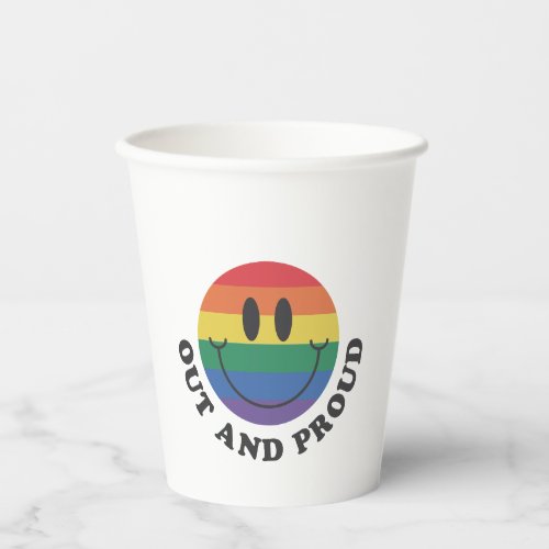 LGBTQ Pride Month Paper Cups